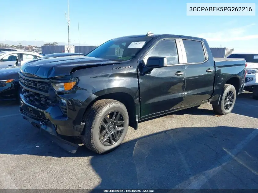 3GCPABEK5PG262216 2023 Chevrolet Silverado 1500 2Wd Short Bed Custom