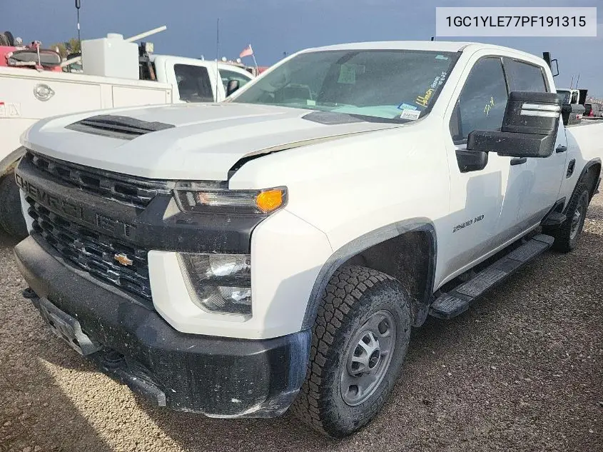 1GC1YLE77PF191315 2023 Chevrolet Silverado 2500Hd 4Wd Standard Bed Wt