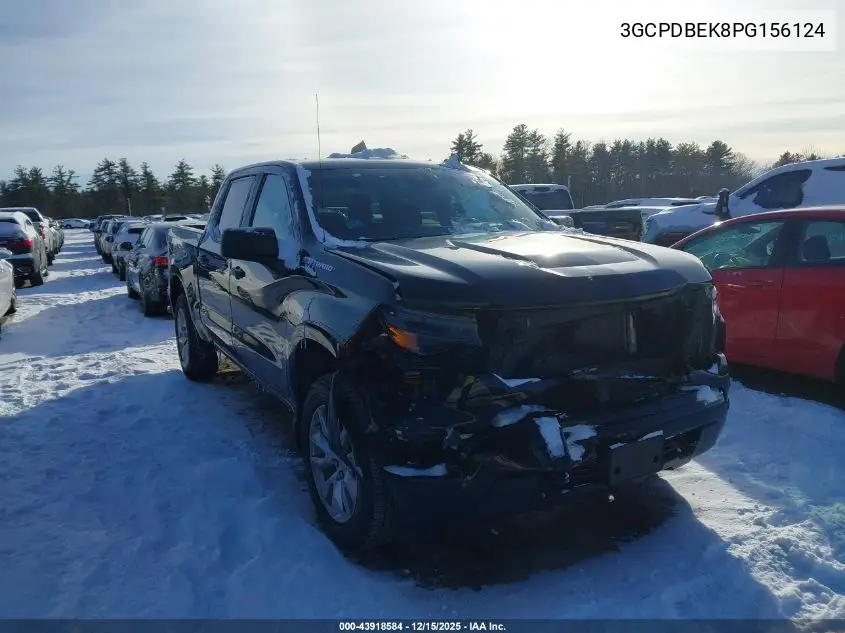 3GCPDBEK8PG156124 2023 Chevrolet Silverado 1500 4Wd Short Bed Custom