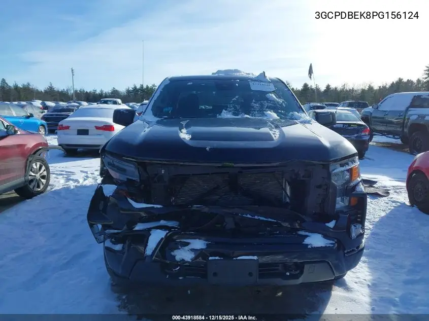 3GCPDBEK8PG156124 2023 Chevrolet Silverado 1500 4Wd Short Bed Custom
