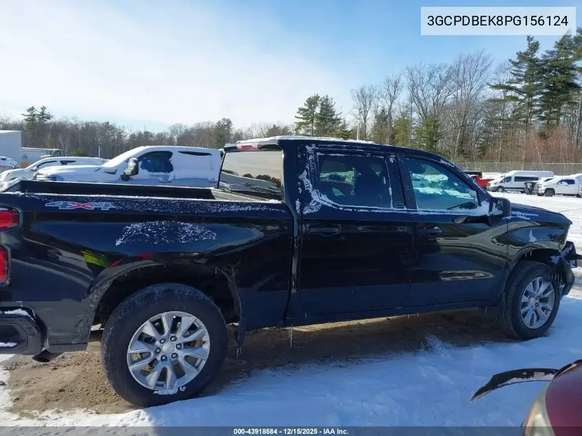 3GCPDBEK8PG156124 2023 Chevrolet Silverado 1500 4Wd Short Bed Custom