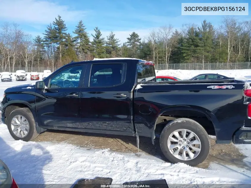 3GCPDBEK8PG156124 2023 Chevrolet Silverado 1500 4Wd Short Bed Custom