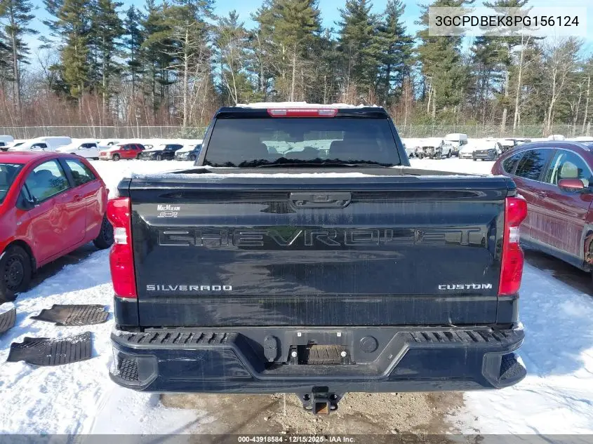 3GCPDBEK8PG156124 2023 Chevrolet Silverado 1500 4Wd Short Bed Custom