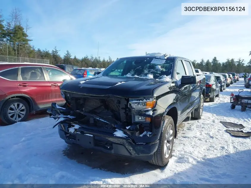 3GCPDBEK8PG156124 2023 Chevrolet Silverado 1500 4Wd Short Bed Custom
