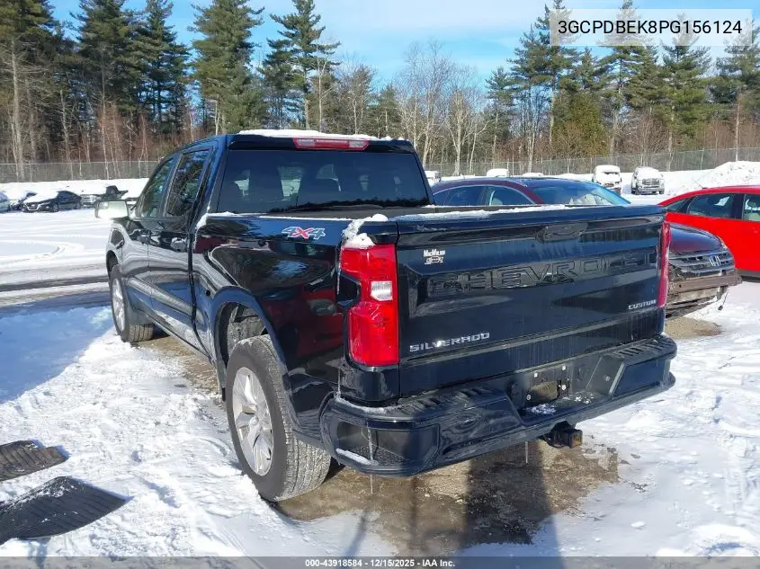 3GCPDBEK8PG156124 2023 Chevrolet Silverado 1500 4Wd Short Bed Custom