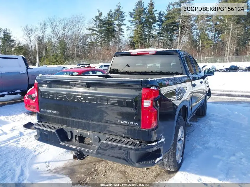 3GCPDBEK8PG156124 2023 Chevrolet Silverado 1500 4Wd Short Bed Custom