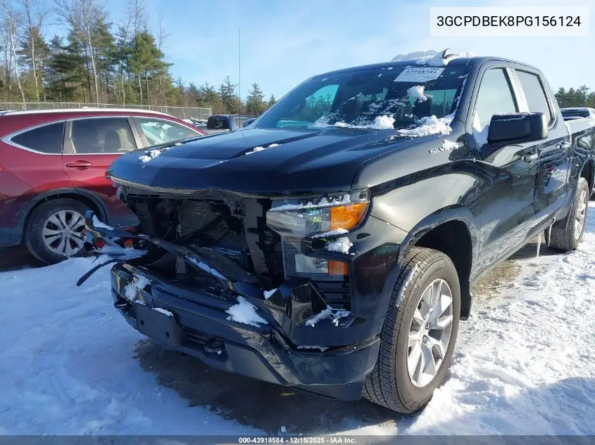 3GCPDBEK8PG156124 2023 Chevrolet Silverado 1500 4Wd Short Bed Custom