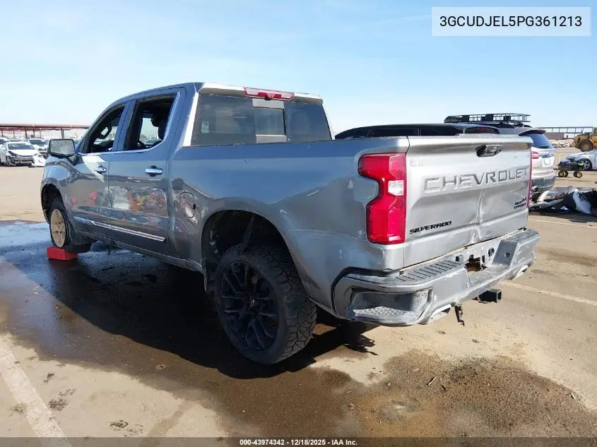 3GCUDJEL5PG361213 2023 Chevrolet Silverado 1500 4Wd Short Bed High Country