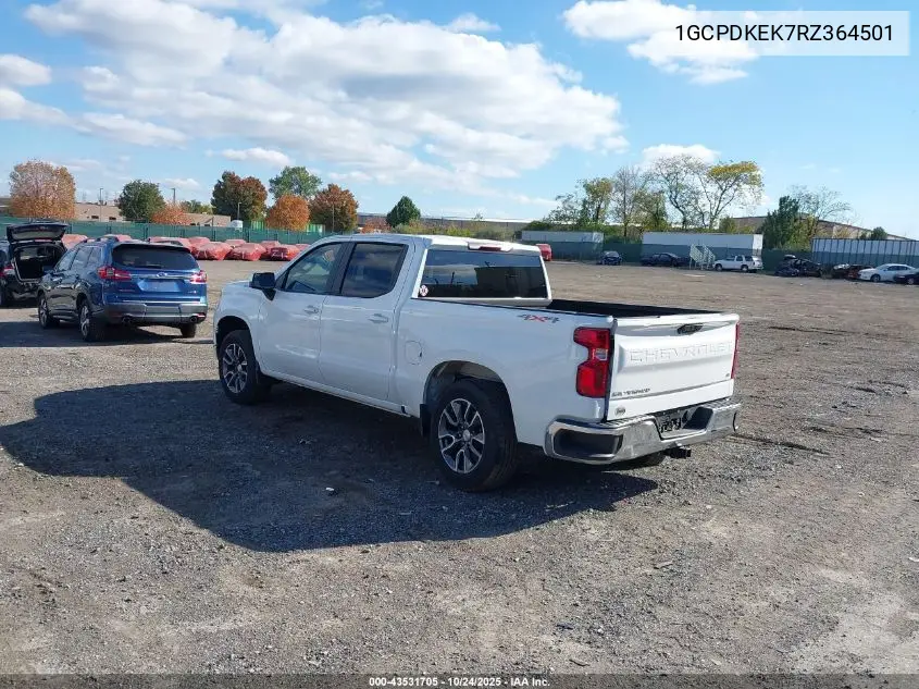 1GCPDKEK7RZ364501 2024 Chevrolet Silverado 1500 4Wd Short Bed Lt With 2Fl