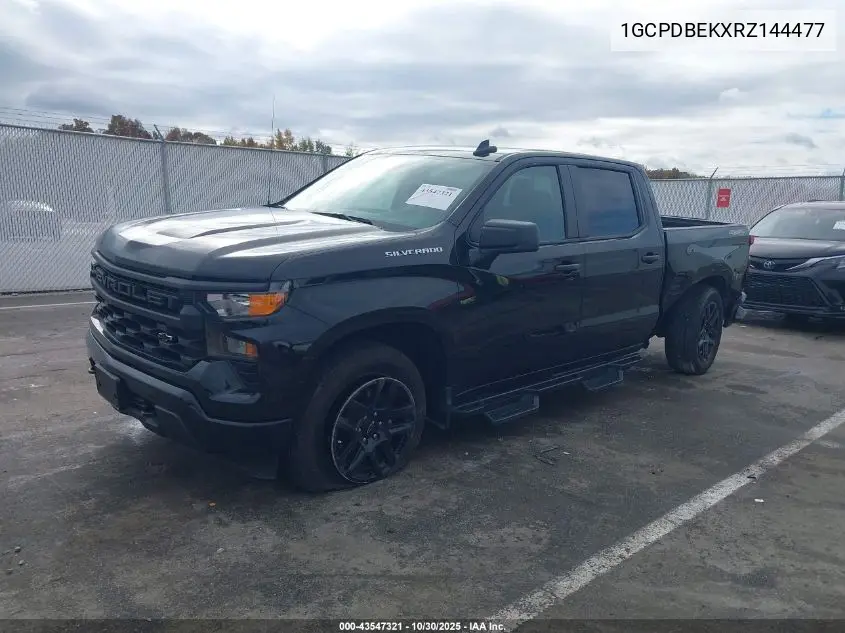 1GCPDBEKXRZ144477 2024 Chevrolet Silverado 1500 4Wd Short Bed Custom