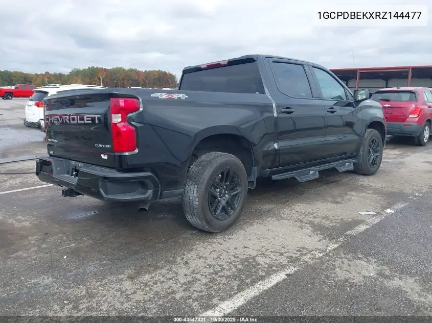 1GCPDBEKXRZ144477 2024 Chevrolet Silverado 1500 4Wd Short Bed Custom