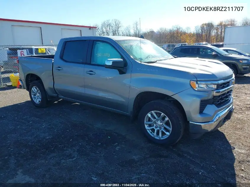 1GCPDKEK8RZ211707 2024 Chevrolet Silverado 1500 4Wd Short Bed Lt With 2Fl