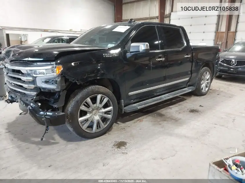 1GCUDJEL0RZ105838 2024 Chevrolet Silverado 1500 4Wd Short Bed High Country