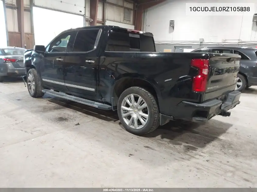 1GCUDJEL0RZ105838 2024 Chevrolet Silverado 1500 4Wd Short Bed High Country