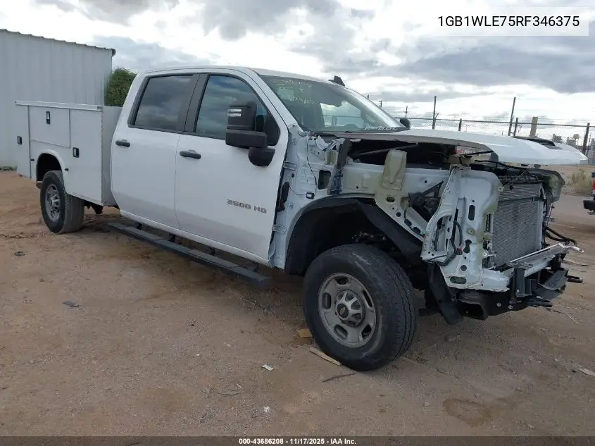 1GB1WLE75RF346375 2024 Chevrolet Silverado 2500Hd 2Wd Long Bed Work Truck