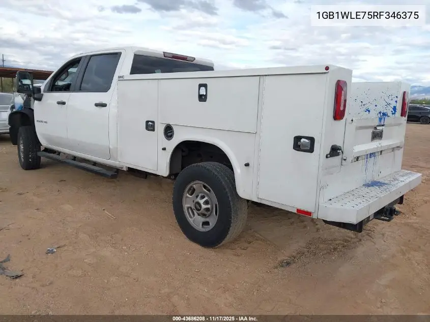 1GB1WLE75RF346375 2024 Chevrolet Silverado 2500Hd 2Wd Long Bed Work Truck