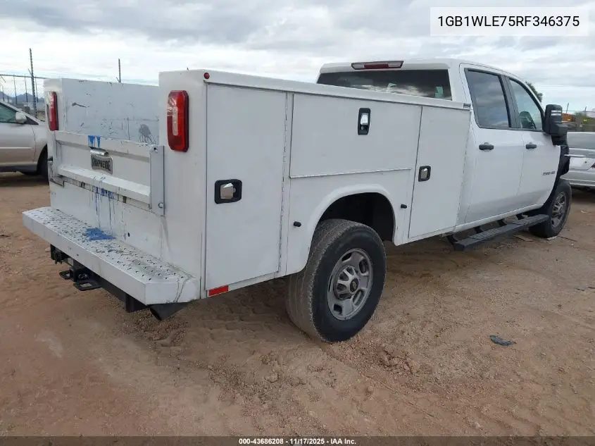 1GB1WLE75RF346375 2024 Chevrolet Silverado 2500Hd 2Wd Long Bed Work Truck