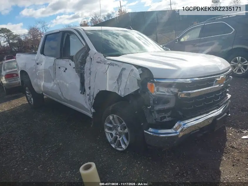 1GCPDKEK3RZ235171 2024 Chevrolet Silverado 1500 4Wd Short Bed Lt With 2Fl
