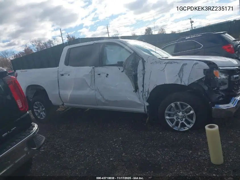 1GCPDKEK3RZ235171 2024 Chevrolet Silverado 1500 4Wd Short Bed Lt With 2Fl