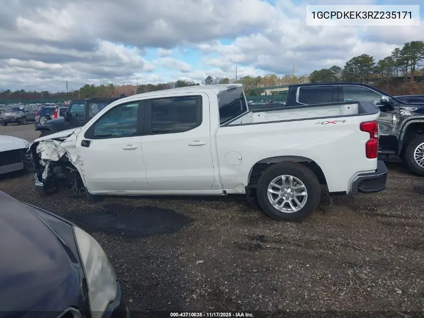 1GCPDKEK3RZ235171 2024 Chevrolet Silverado 1500 4Wd Short Bed Lt With 2Fl