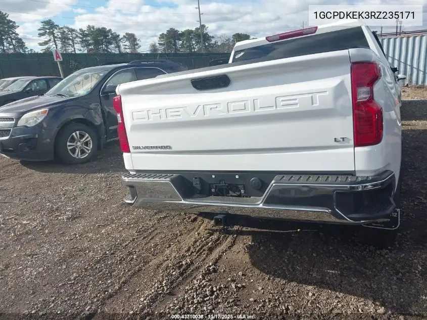 1GCPDKEK3RZ235171 2024 Chevrolet Silverado 1500 4Wd Short Bed Lt With 2Fl