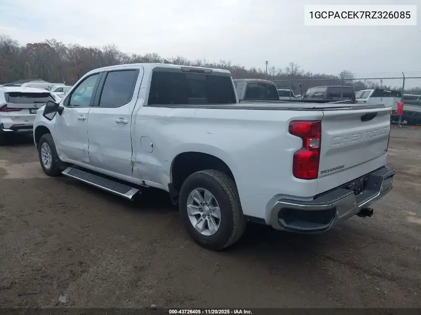 1GCPACEK7RZ326085 2024 Chevrolet Silverado 1500 2Wd Standard Bed Lt