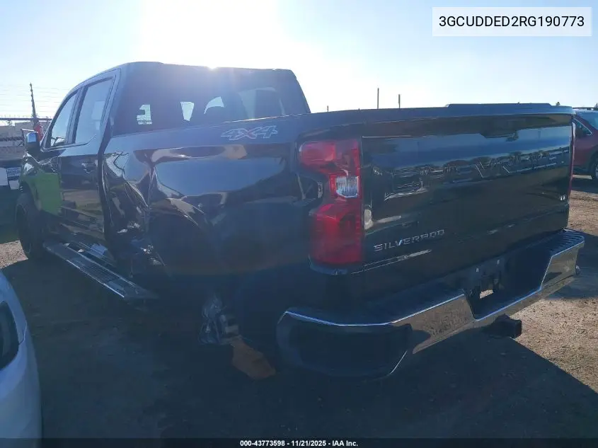 3GCUDDED2RG190773 2024 Chevrolet Silverado 1500 4Wd Standard Bed Lt