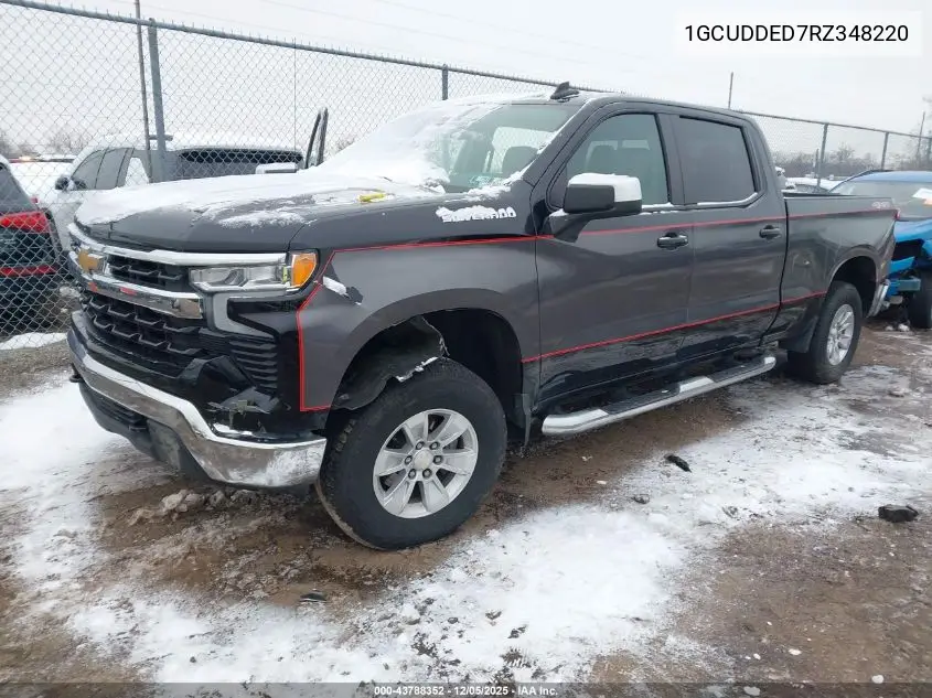 1GCUDDED7RZ348220 2024 Chevrolet Silverado 1500 4Wd Standard Bed Lt