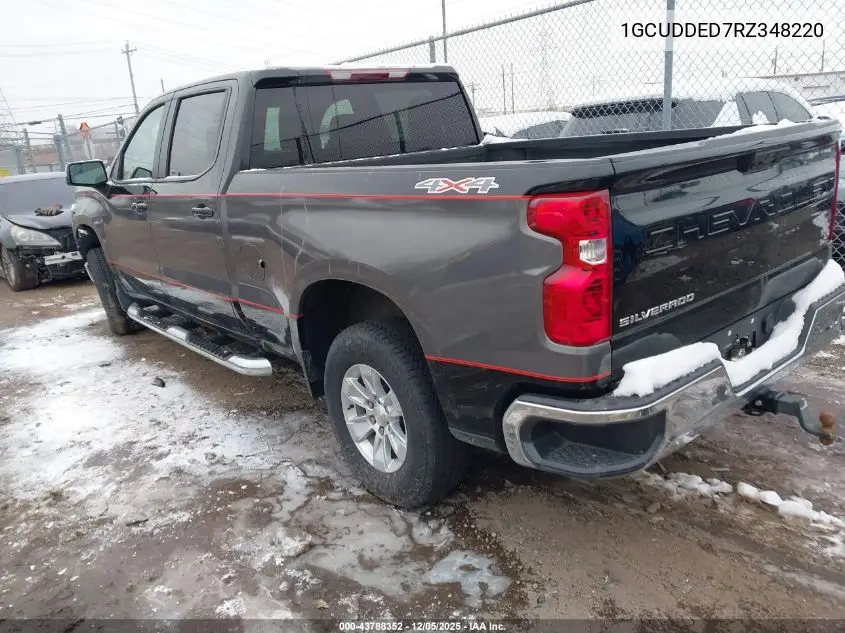 1GCUDDED7RZ348220 2024 Chevrolet Silverado 1500 4Wd Standard Bed Lt