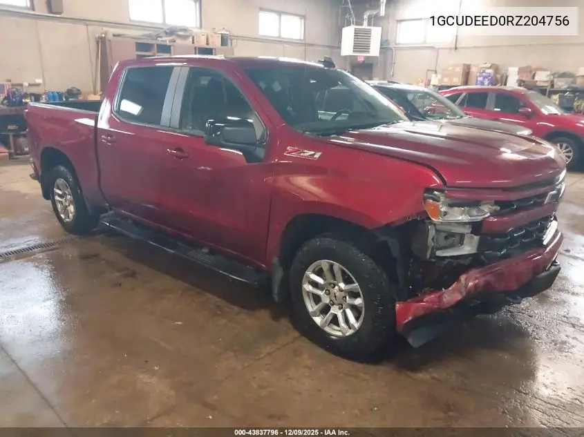 1GCUDEED0RZ204756 2024 Chevrolet Silverado 1500 4Wd Short Bed Rst