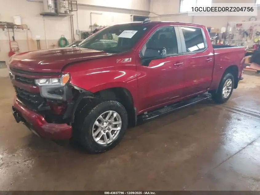 1GCUDEED0RZ204756 2024 Chevrolet Silverado 1500 4Wd Short Bed Rst