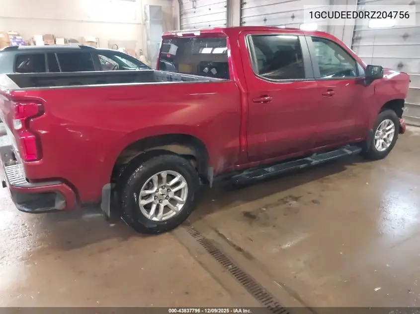 1GCUDEED0RZ204756 2024 Chevrolet Silverado 1500 4Wd Short Bed Rst