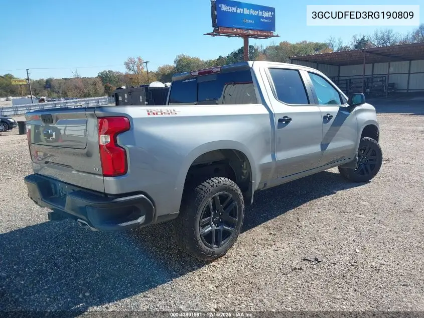 3GCUDFED3RG190809 2024 Chevrolet Silverado 1500 4Wd Short Bed Lt Trail Boss
