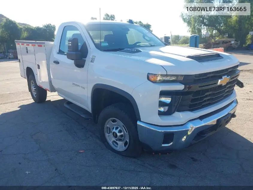 1GB0WLE73RF163665 2024 Chevrolet Silverado 2500Hd 2Wd Long Bed Work Truck