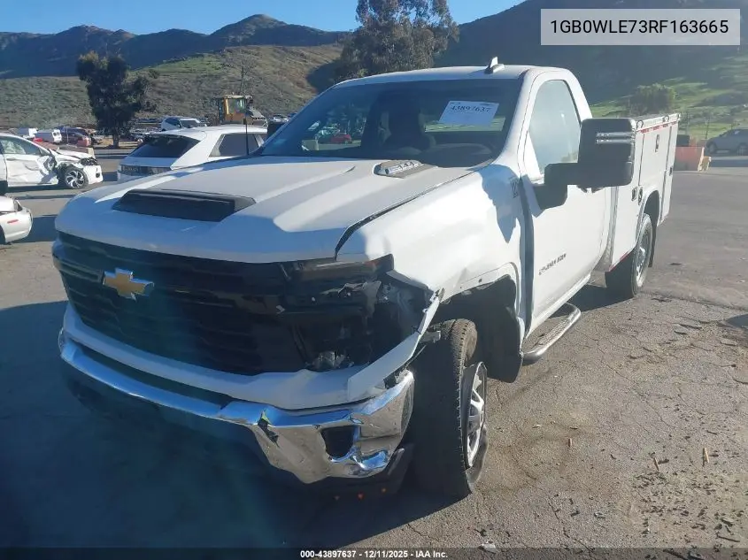 1GB0WLE73RF163665 2024 Chevrolet Silverado 2500Hd 2Wd Long Bed Work Truck