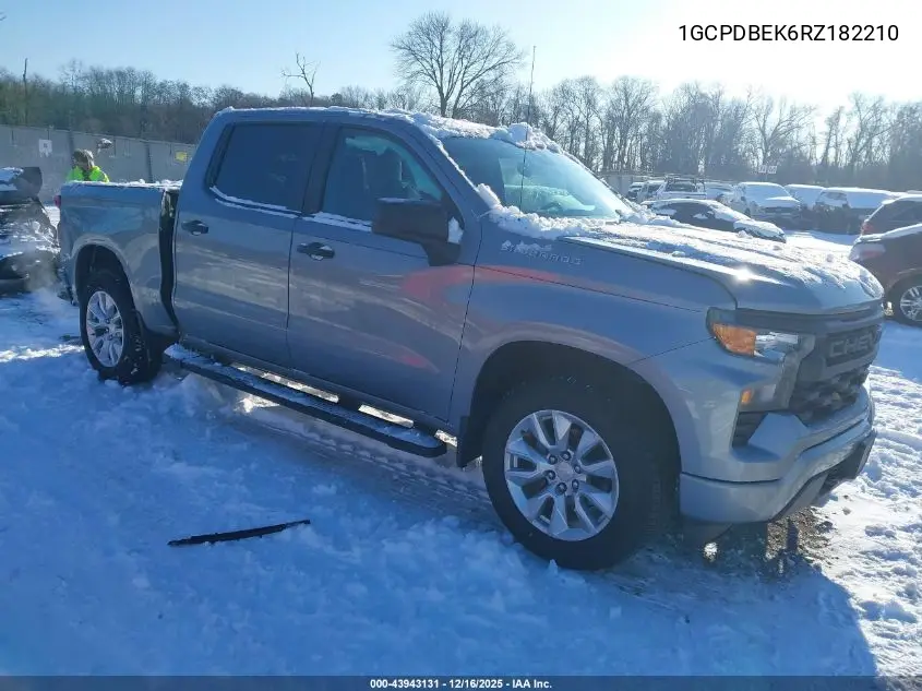 1GCPDBEK6RZ182210 2024 Chevrolet Silverado 1500 4Wd Short Bed Custom