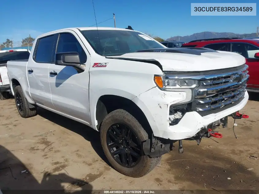 3GCUDFE83RG345894 2024 Chevrolet Silverado K1500 Lt Trail Boss
