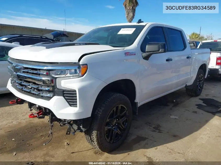 3GCUDFE83RG345894 2024 Chevrolet Silverado K1500 Lt Trail Boss