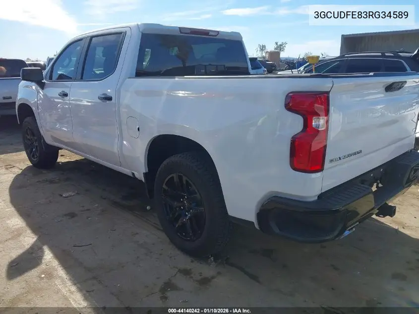 3GCUDFE83RG345894 2024 Chevrolet Silverado K1500 Lt Trail Boss