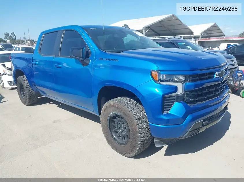 1GCPDEEK7RZ246238 2024 Chevrolet Silverado 1500 4Wd Short Bed Rst
