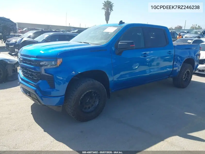 1GCPDEEK7RZ246238 2024 Chevrolet Silverado 1500 4Wd Short Bed Rst