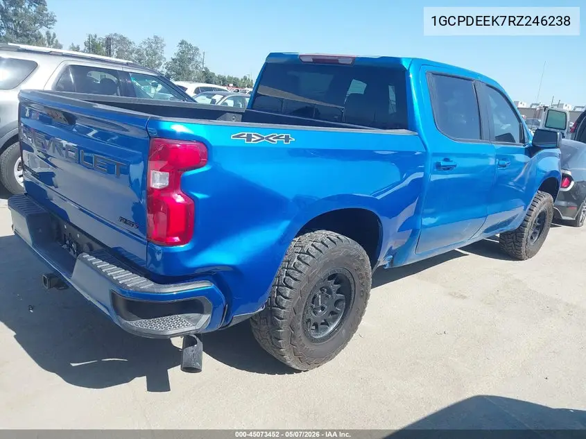 1GCPDEEK7RZ246238 2024 Chevrolet Silverado 1500 4Wd Short Bed Rst