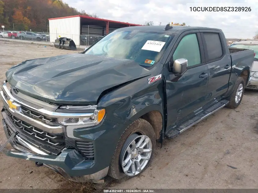1GCUKDED8SZ328926 2025 Chevrolet Silverado 1500 4Wd Standard Bed Lt