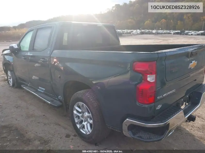 1GCUKDED8SZ328926 2025 Chevrolet Silverado 1500 4Wd Standard Bed Lt