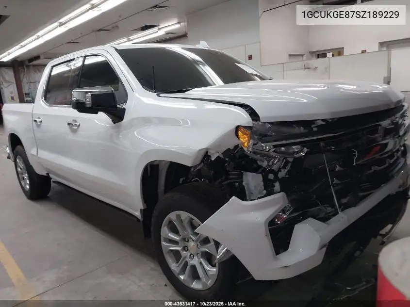 1GCUKGE87SZ189229 2025 Chevrolet Silverado 1500 4Wd Short Bed Ltz