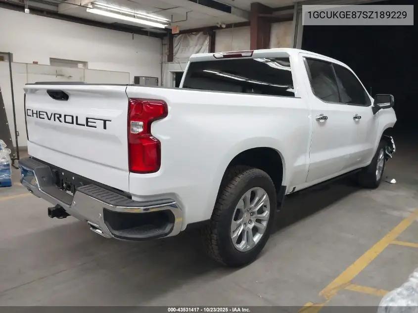 1GCUKGE87SZ189229 2025 Chevrolet Silverado 1500 4Wd Short Bed Ltz
