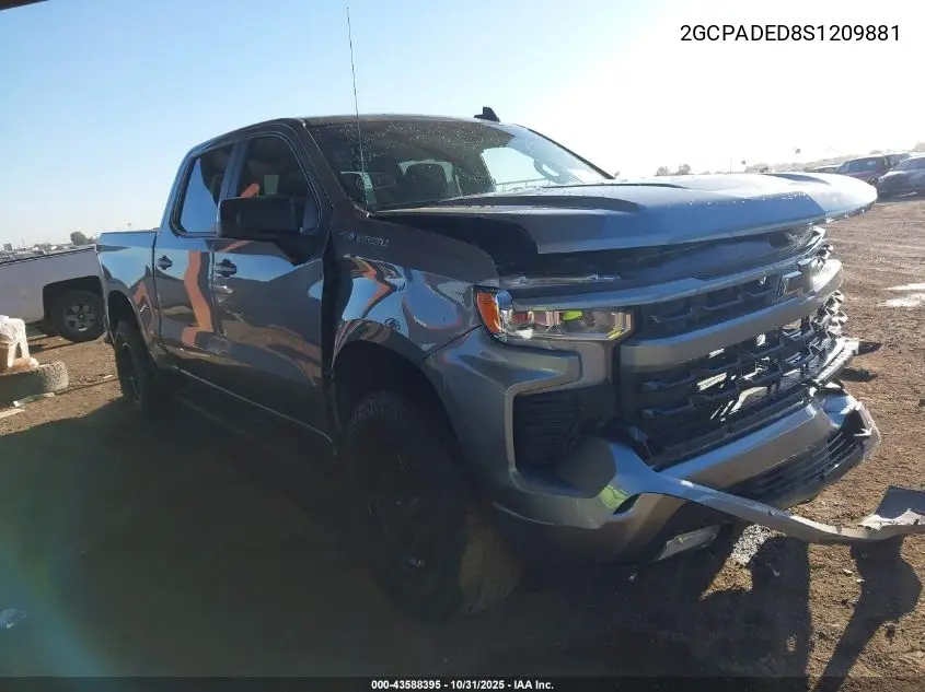 2GCPADED8S1209881 2025 Chevrolet Silverado 1500 2Wd Short Bed Rst