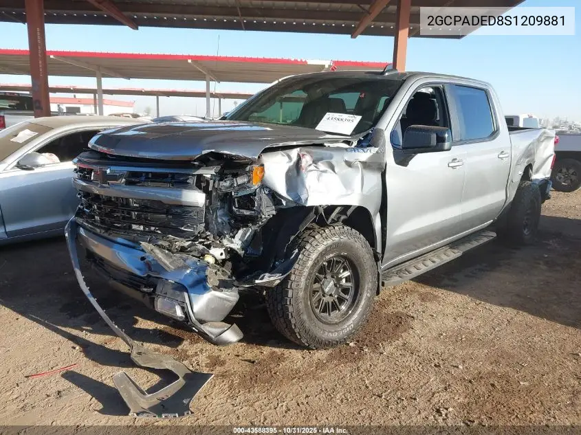 2GCPADED8S1209881 2025 Chevrolet Silverado 1500 2Wd Short Bed Rst
