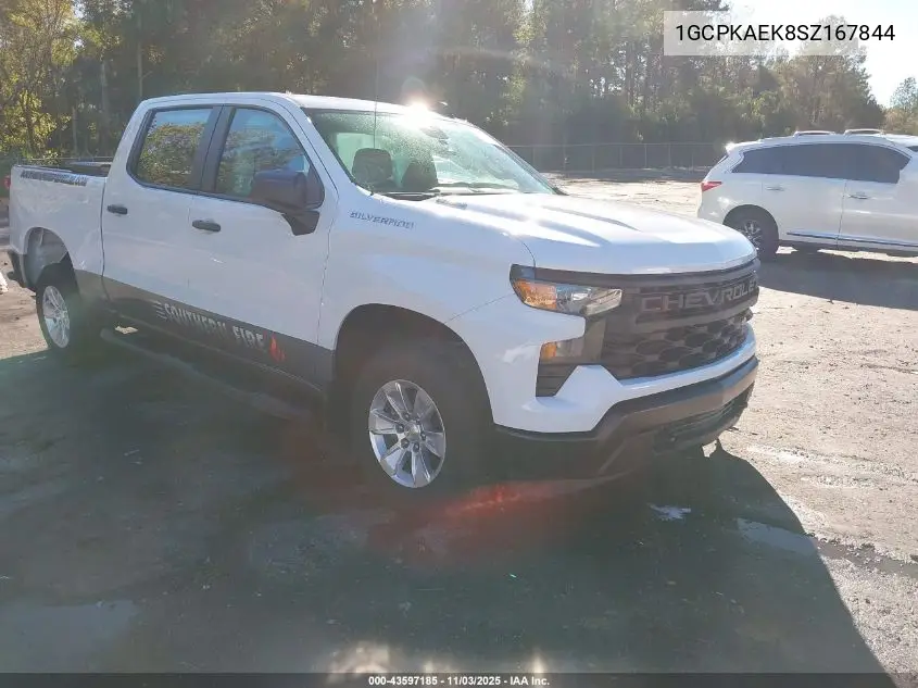 1GCPKAEK8SZ167844 2025 Chevrolet Silverado 1500 4Wd Short Bed Wt