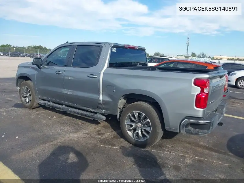 3GCPACEK5SG140891 2025 Chevrolet Silverado 1500 2Wd Short Bed Lt